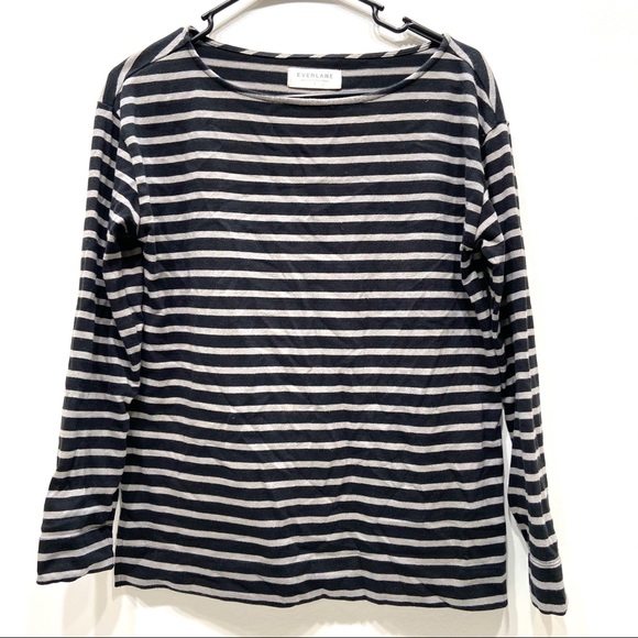 Everlane Sweaters - Everlane Long Sleeve Sweater Top Striped Small